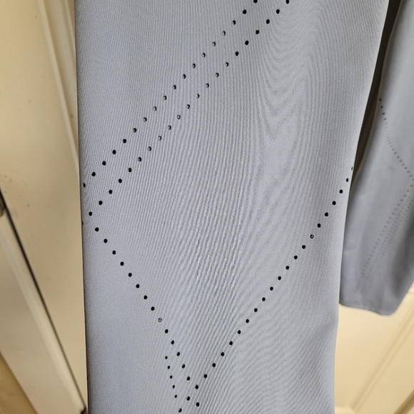 Joy Lab High Rise Light Blue Athletic 7/8 Perforated Leggings Size Large NWT - Picture 4 of 5